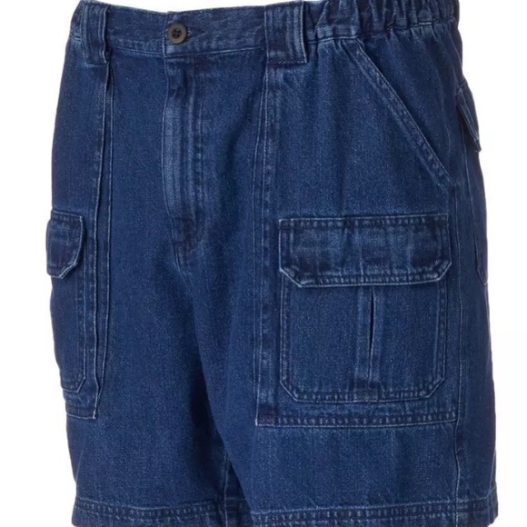 croft and barrow mens denim shorts